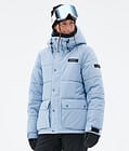 Dope Puffer W Full Zip Skijakke Dame Light Blue, Billede 1 af 9