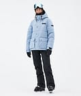 Dope Puffer W Full Zip Kurtka Narciarska Kobiety Light Blue, Zdjęcie 2 z 9