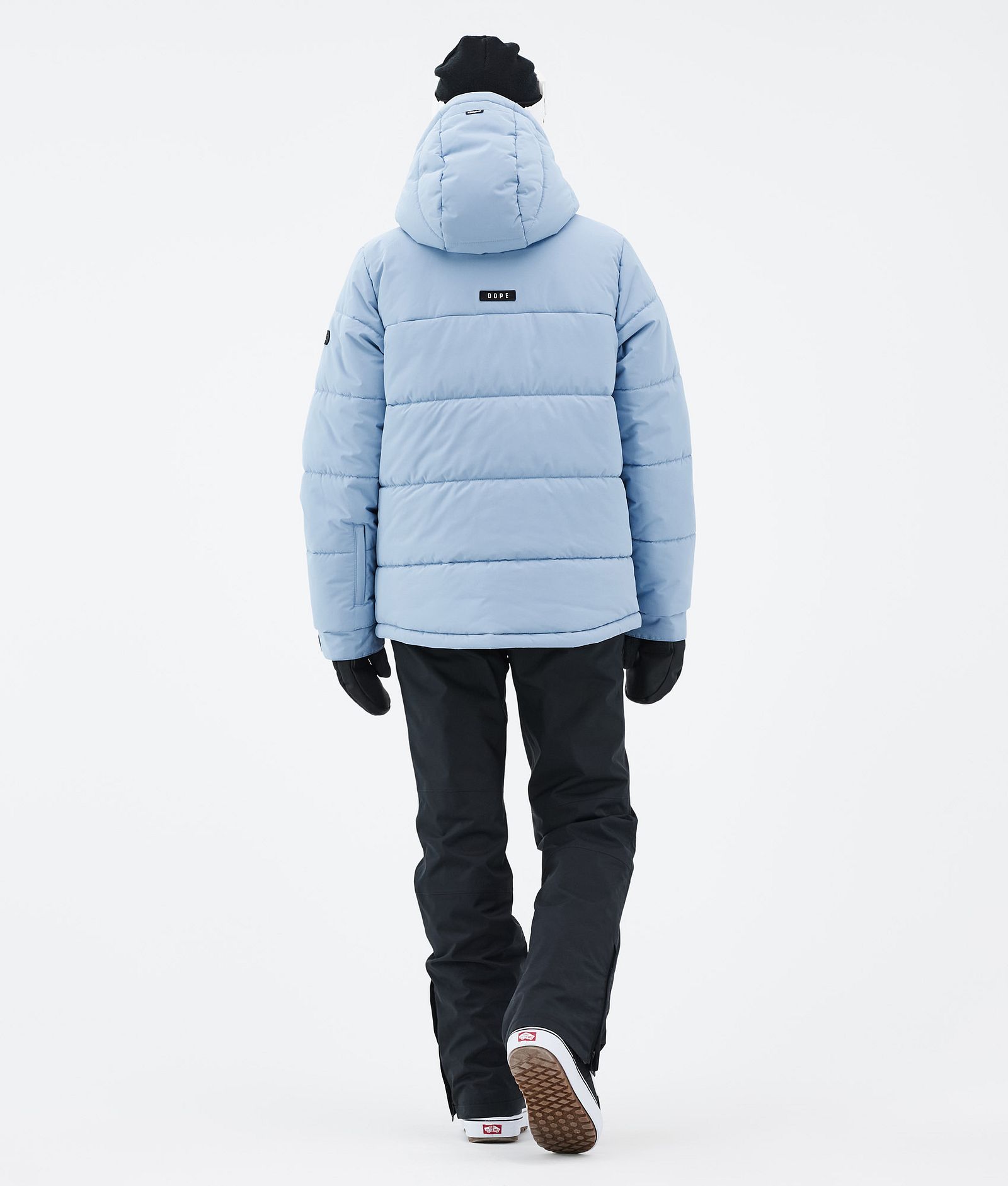 Dope Puffer W Full Zip Bunda na Snowboard Dámské Light Blue, Obrázek 4 z 9