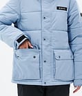 Dope Puffer W Full Zip Kurtka Snowboardowa Kobiety Light Blue, Zdjęcie 8 z 9