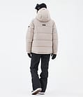 Dope Puffer W Full Zip Snowboard jas Dames Sand, Afbeelding 4 van 9