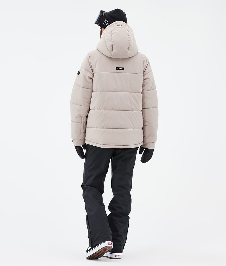 Dope Puffer W Full Zip Giacca Snowboard Donna Sand, Immagine 4 di 9