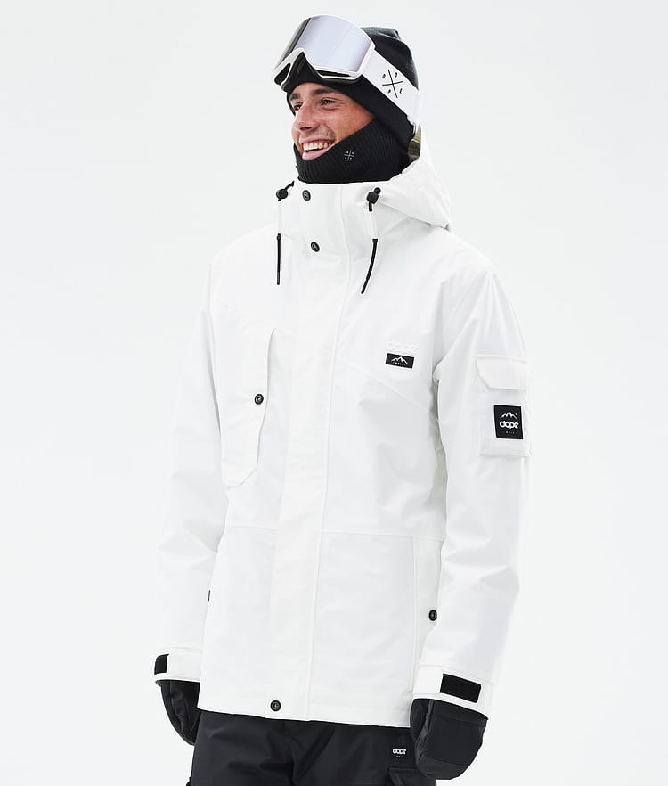 Dope Adept Snowboardjakke Herre Whitish, Billede 1 af 9