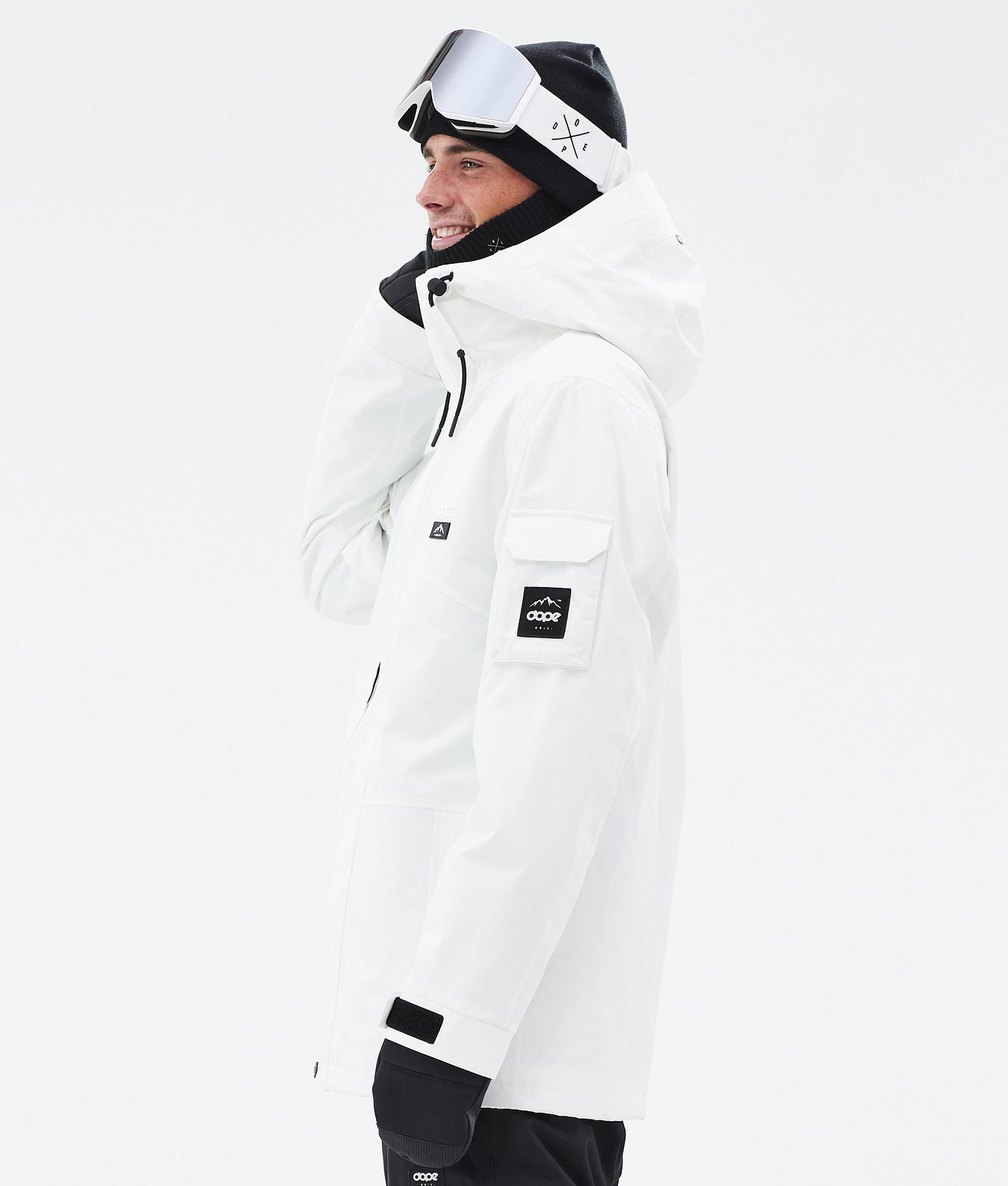 Dope Adept Snowboardjakke Herre Whitish, Billede 5 af 9