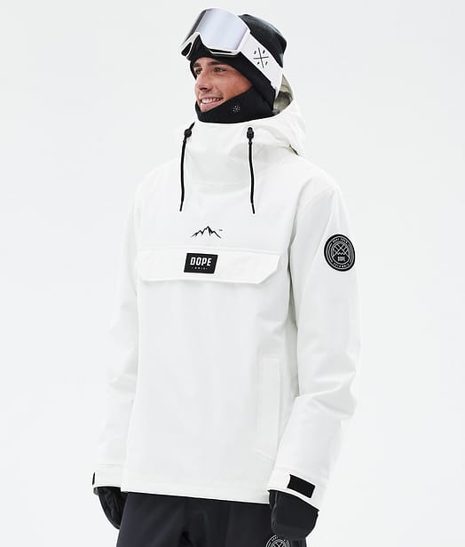 Dope Blizzard Snowboard Jacket Men Whitish