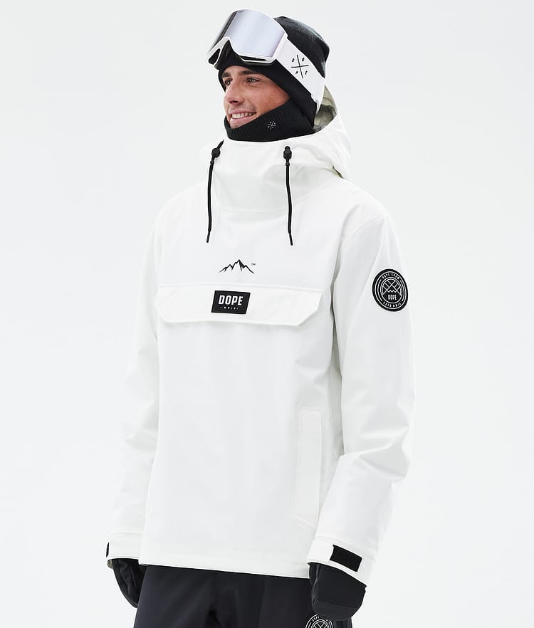 Dope Blizzard Snowboardjakke Herre Whitish, Billede 1 af 8