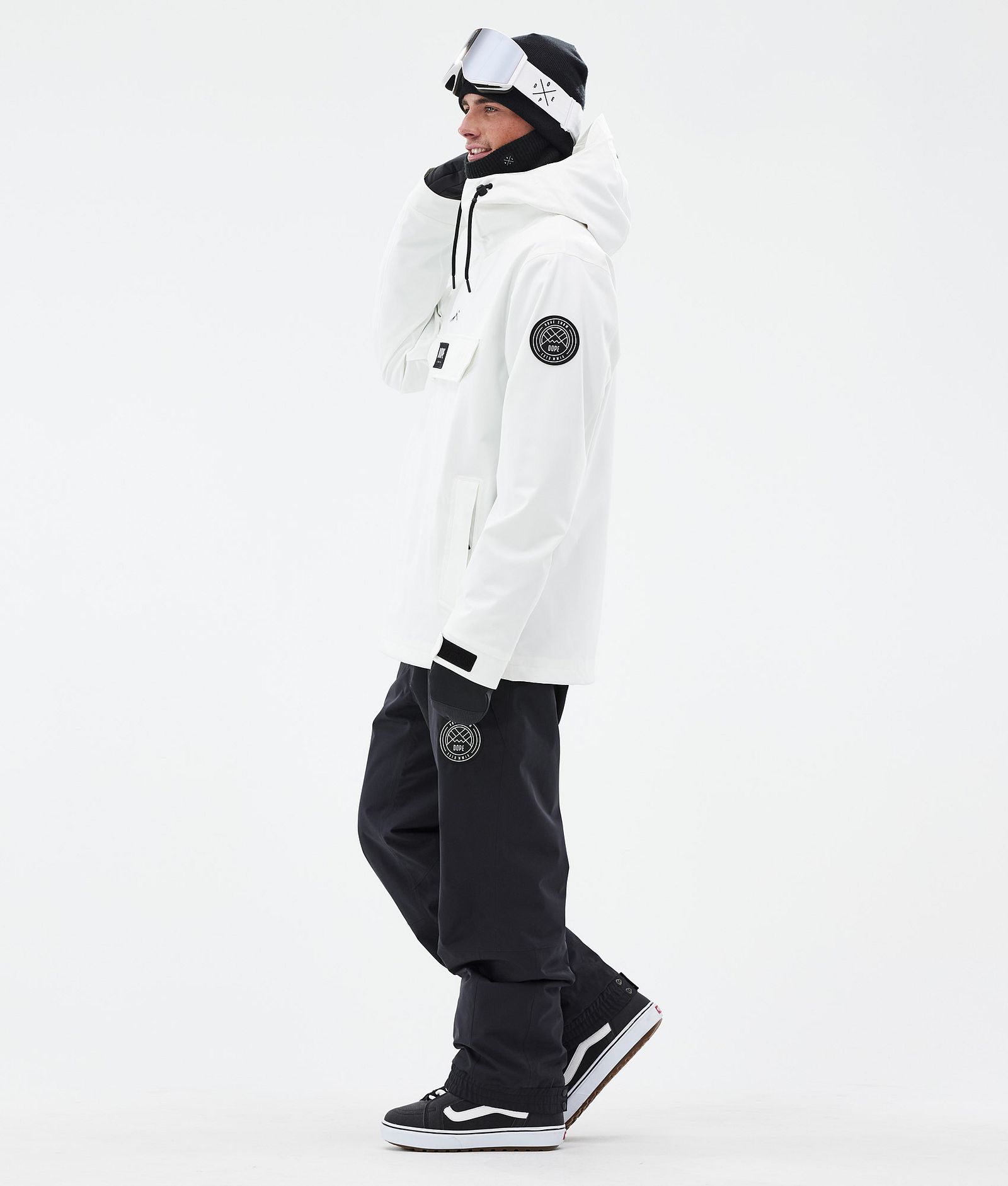 Dope Blizzard Snowboardjakke Herre Whitish, Billede 3 af 8