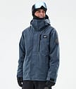 Dope Blizzard Full Zip Kurtka Snowboardowa Mężczyźni Metal Blue