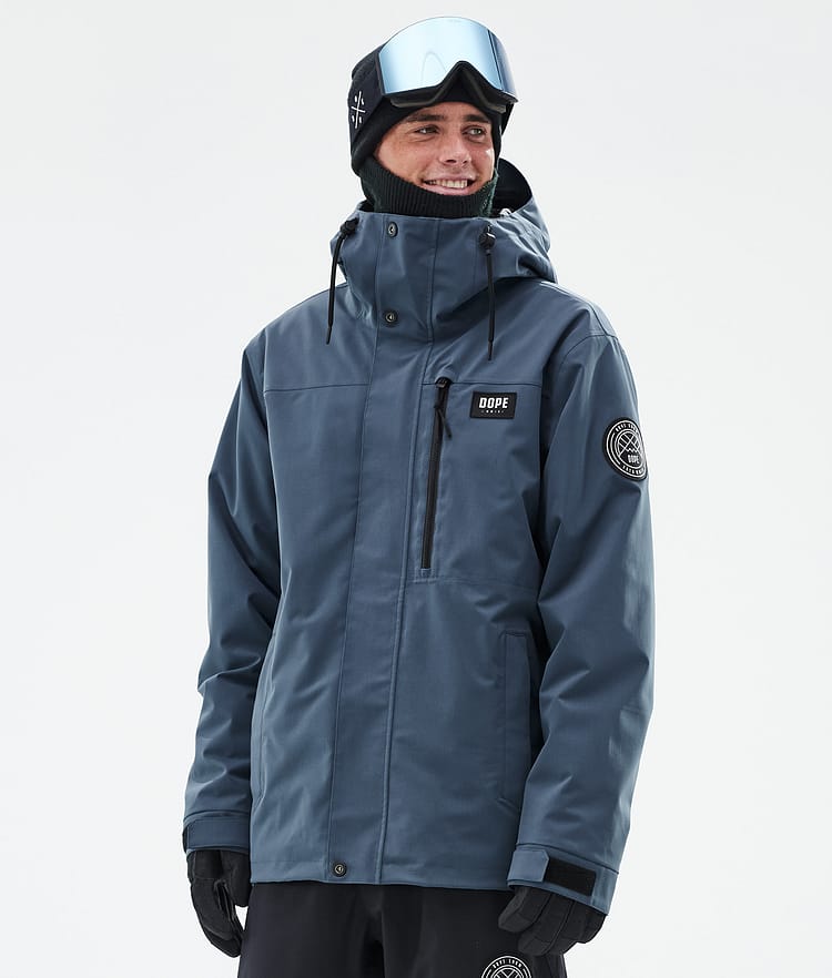 Dope Blizzard Full Zip Ski jas Heren Metal Blue, Afbeelding 1 van 9