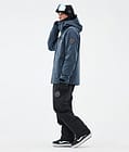 Dope Blizzard Full Zip Snowboardjakke Herre Metal Blue, Billede 3 af 9