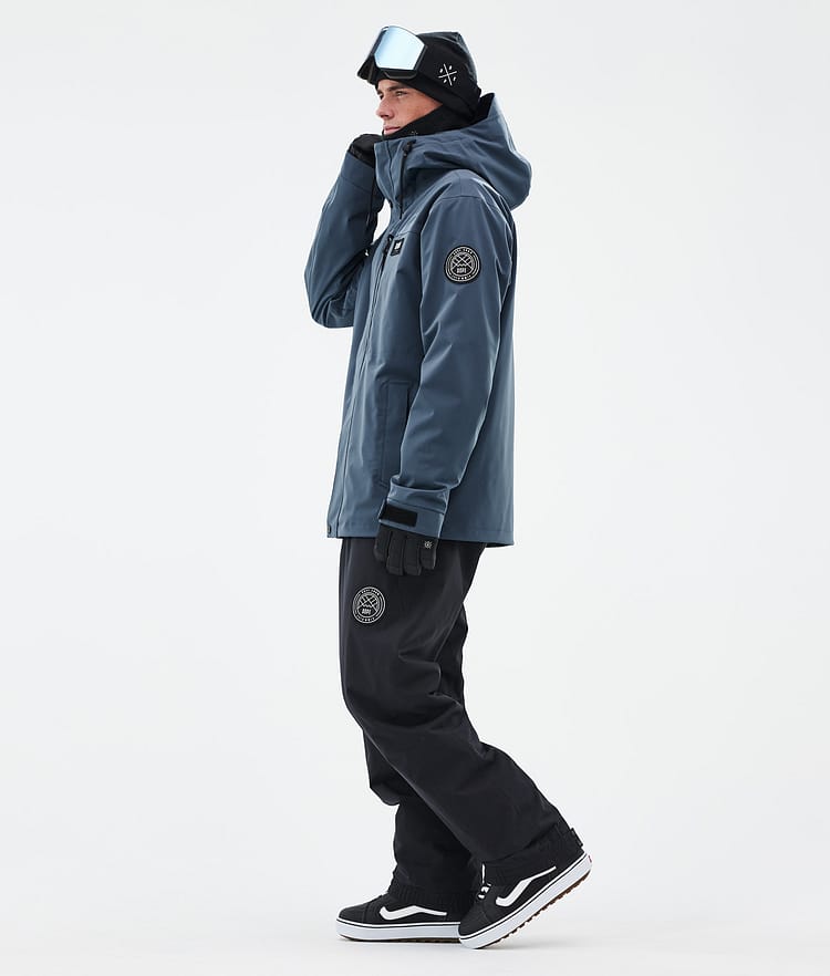 Dope Blizzard Full Zip Veste Snowboard Homme Metal Blue, Image 3 sur 9