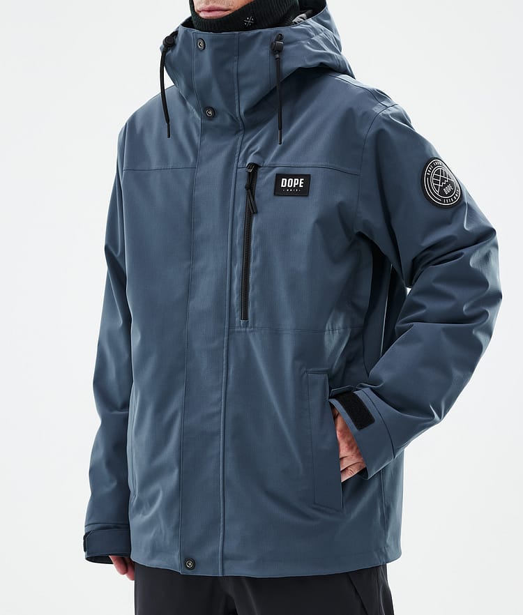 Dope Blizzard Full Zip Skijakke Herre Metal Blue, Billede 7 af 9