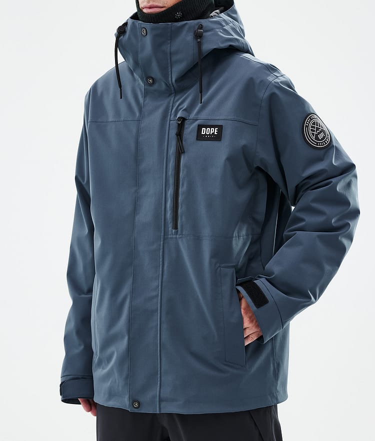 Dope Blizzard Full Zip 24 Snowboard Jacket Men Metal Blue, Image 7 of 9
