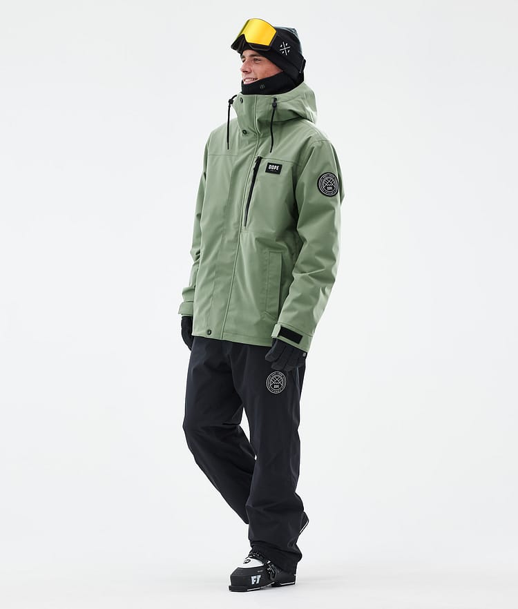 Dope Blizzard Full Zip Veste de Ski Homme Moss Green, Image 2 sur 9