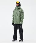 Dope Blizzard Full Zip Veste Snowboard Homme Moss Green, Image 2 sur 9