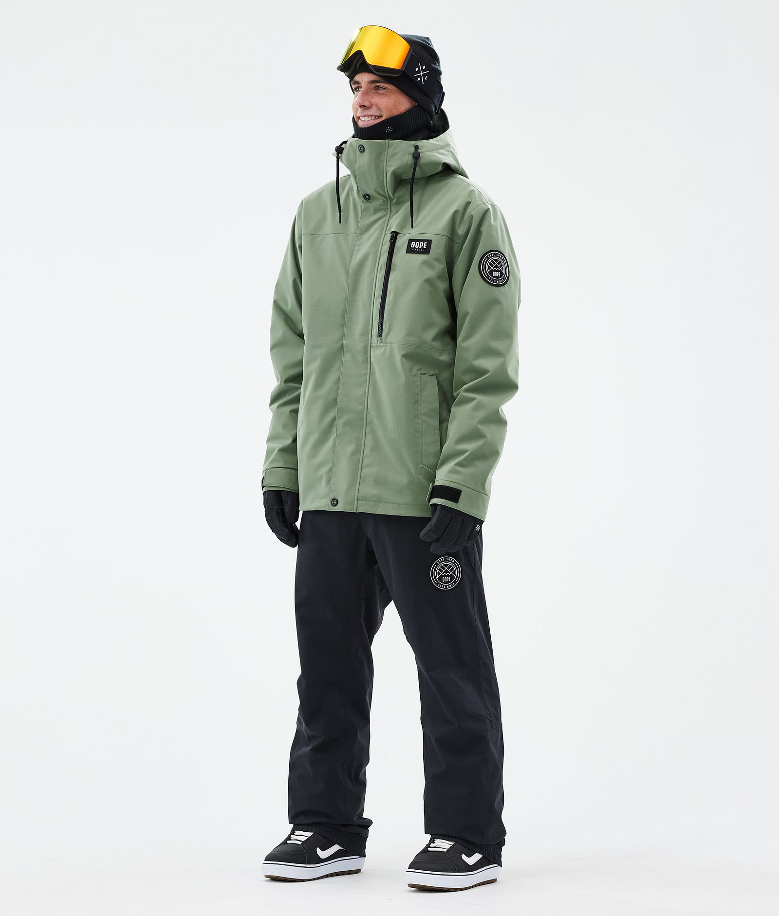 Dope Blizzard Full Zip Kurtka Snowboardowa Mężczyźni Moss Green, Zdjęcie 2 z 9