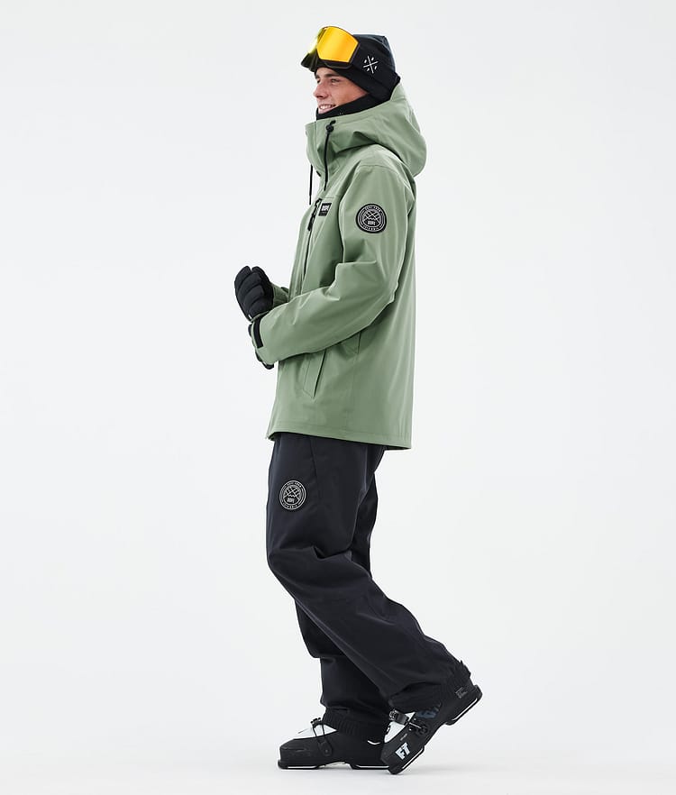 Dope Blizzard Full Zip Veste de Ski Homme Moss Green, Image 3 sur 9