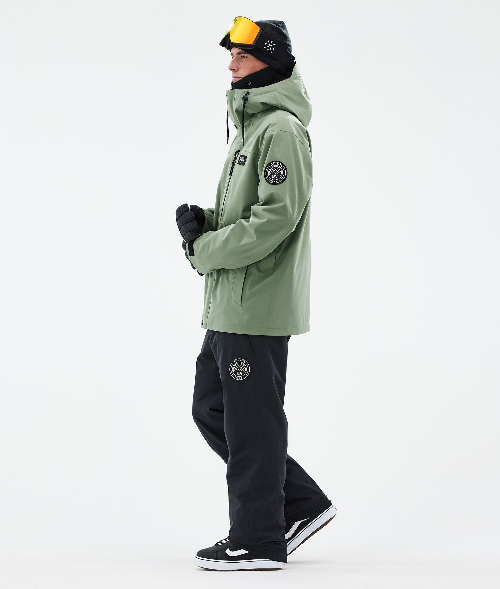 Dope Blizzard Full Zip Snowboard Jacket Men Moss Green, Image 3 of 9