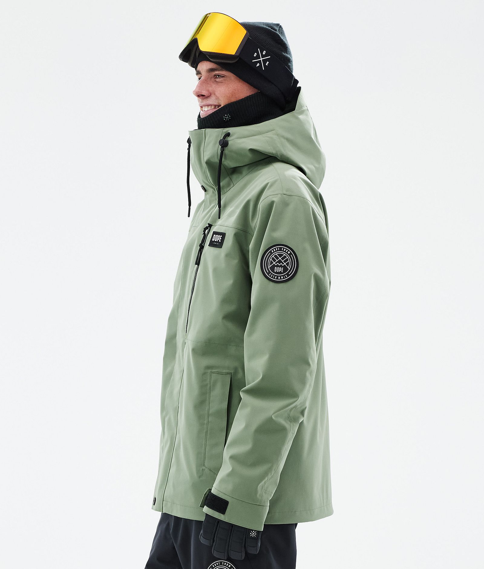 Dope Blizzard Full Zip Kurtka Snowboardowa Mężczyźni Moss Green, Zdjęcie 5 z 9