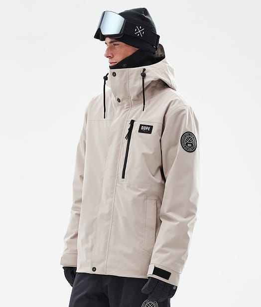 Dope Blizzard Full Zip Kurtka Snowboardowa Mężczyźni Sand