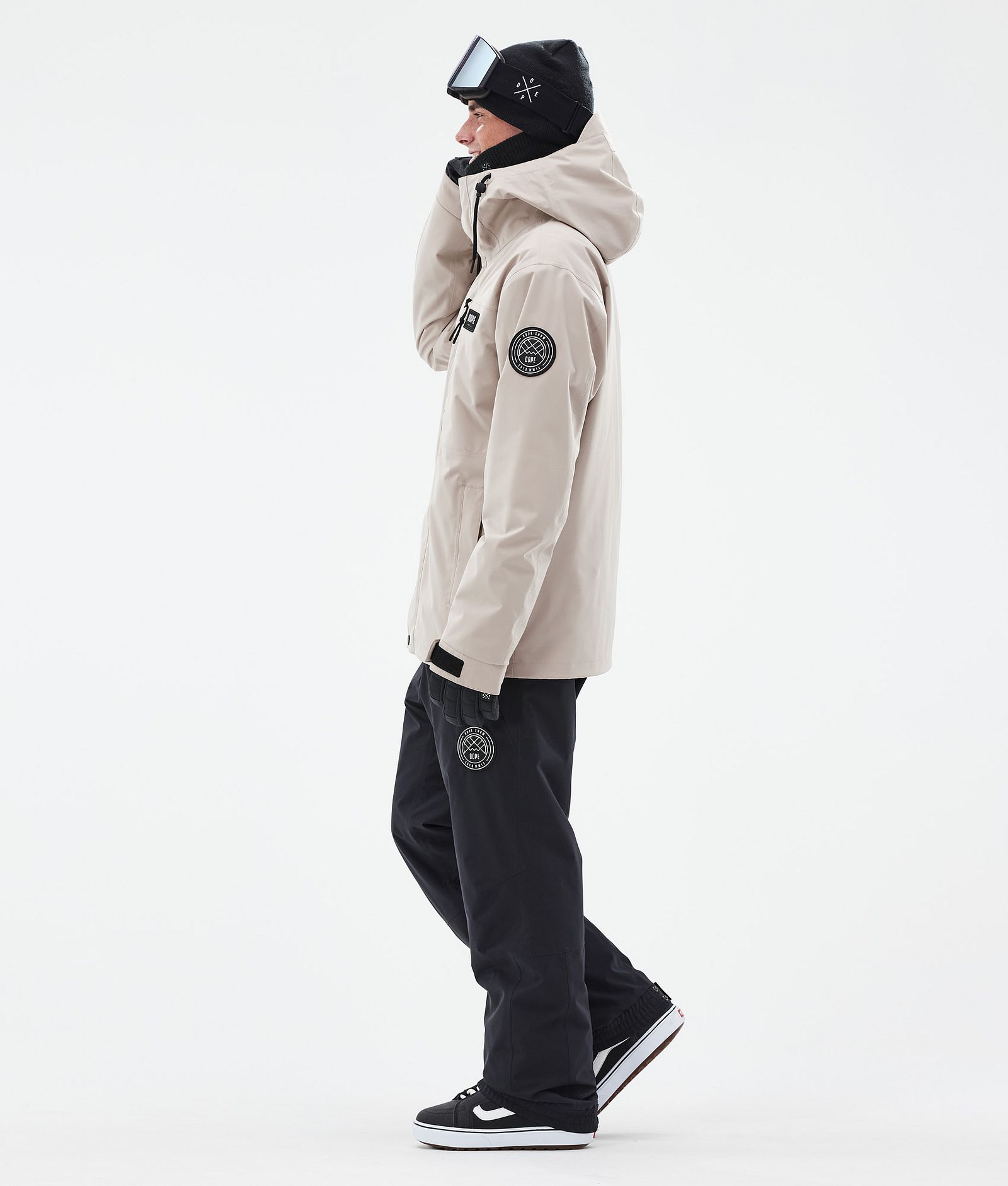 Dope Blizzard Full Zip Veste Snowboard Homme Sand, Image 3 sur 9