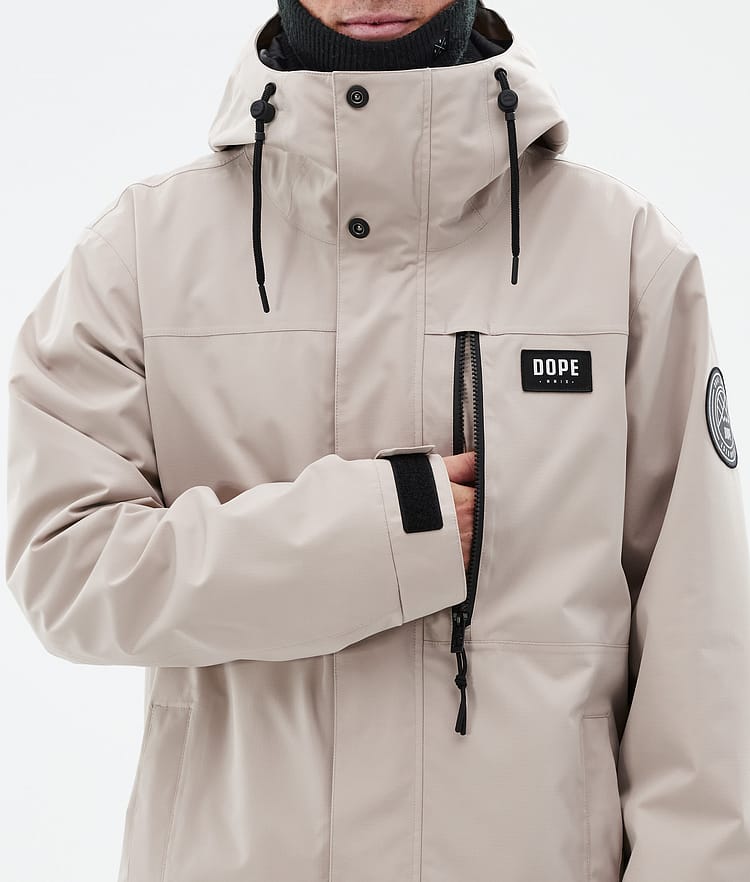 Dope Blizzard Full Zip Kurtka Narciarska Mężczyźni Sand, Zdjęcie 8 z 9