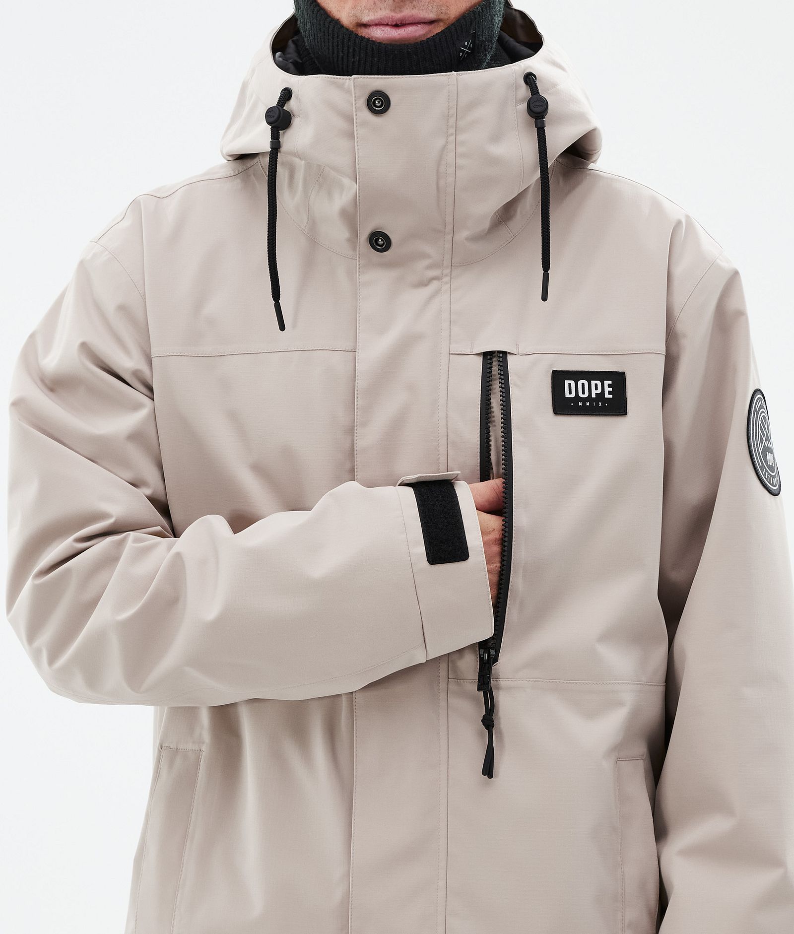 Dope Blizzard Full Zip Giacca Snowboard Uomo Sand, Immagine 8 di 9