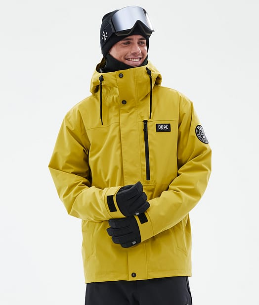 Dope Blizzard Full Zip Ski jas Heren Yellow