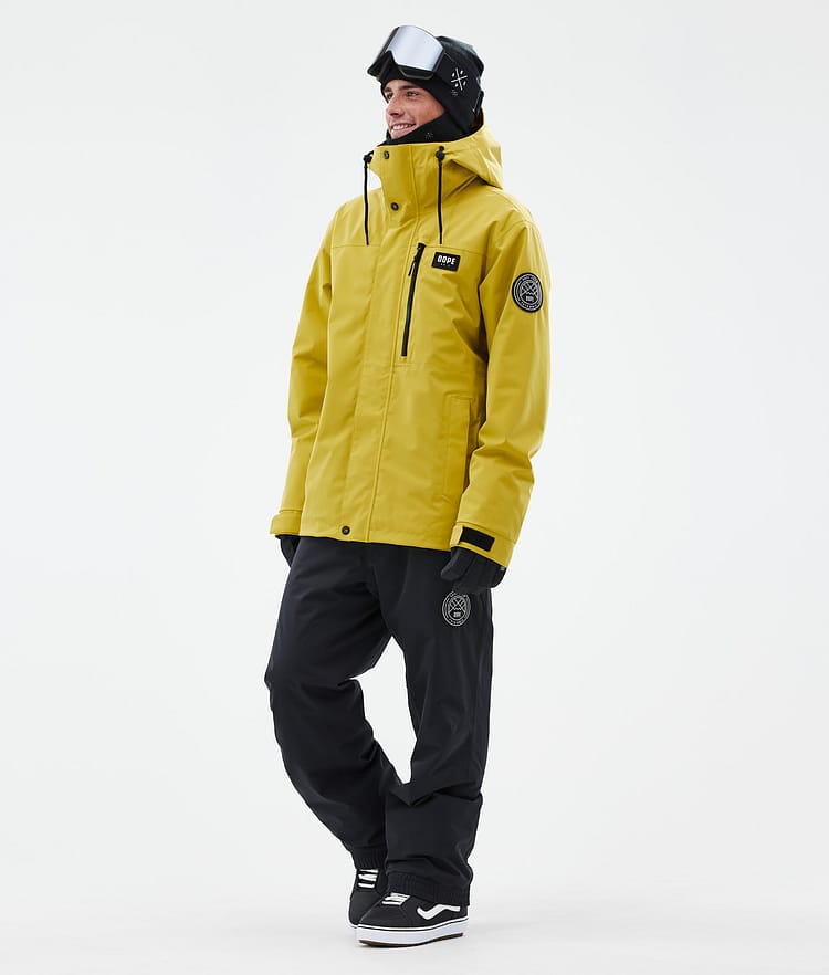 Dope Blizzard Full Zip Veste Snowboard Homme Yellow, Image 2 sur 9