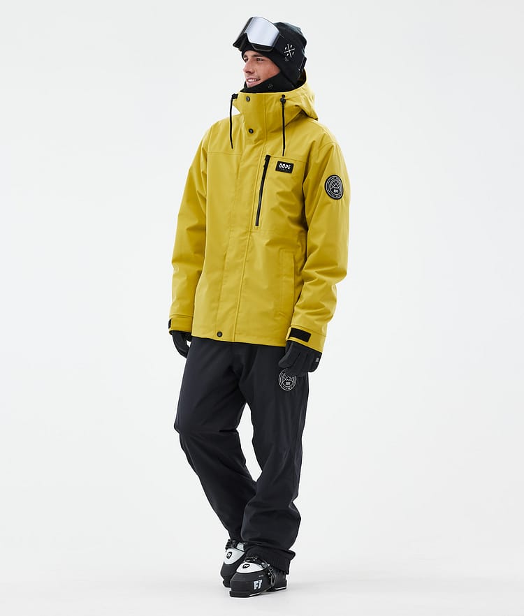 Dope Blizzard Full Zip Ski Jacket Men Yellow, Image 2 of 9