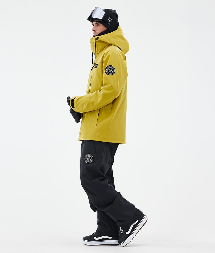 Dope Blizzard Full Zip Veste Snowboard Homme Yellow, Image 3 sur 9