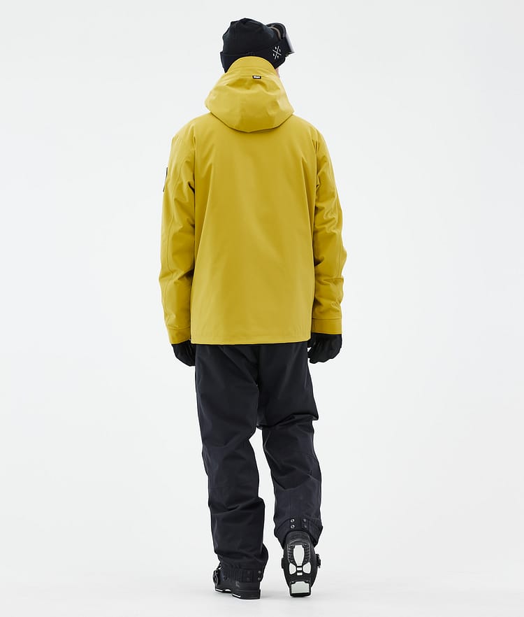 Dope Blizzard Full Zip Ski Jacket Men Yellow, Image 4 of 9