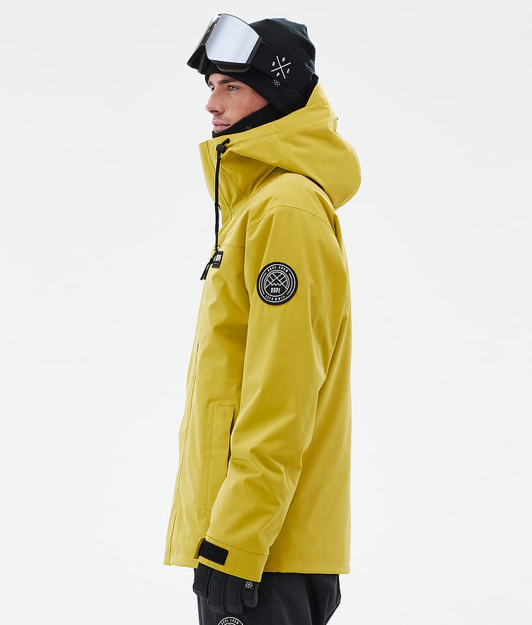 Dope Blizzard Full Zip 24 Giacca Sci Uomo Yellow, Immagine 5 di 9