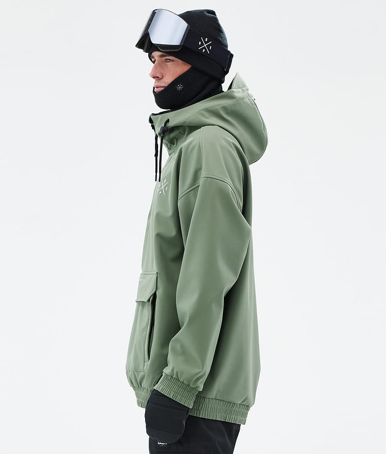 Dope Cyclone Veste Snowboard Homme Moss Green, Image 5 sur 8