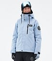 Dope Blizzard W Full Zip Ski Jacket Women Light Blue