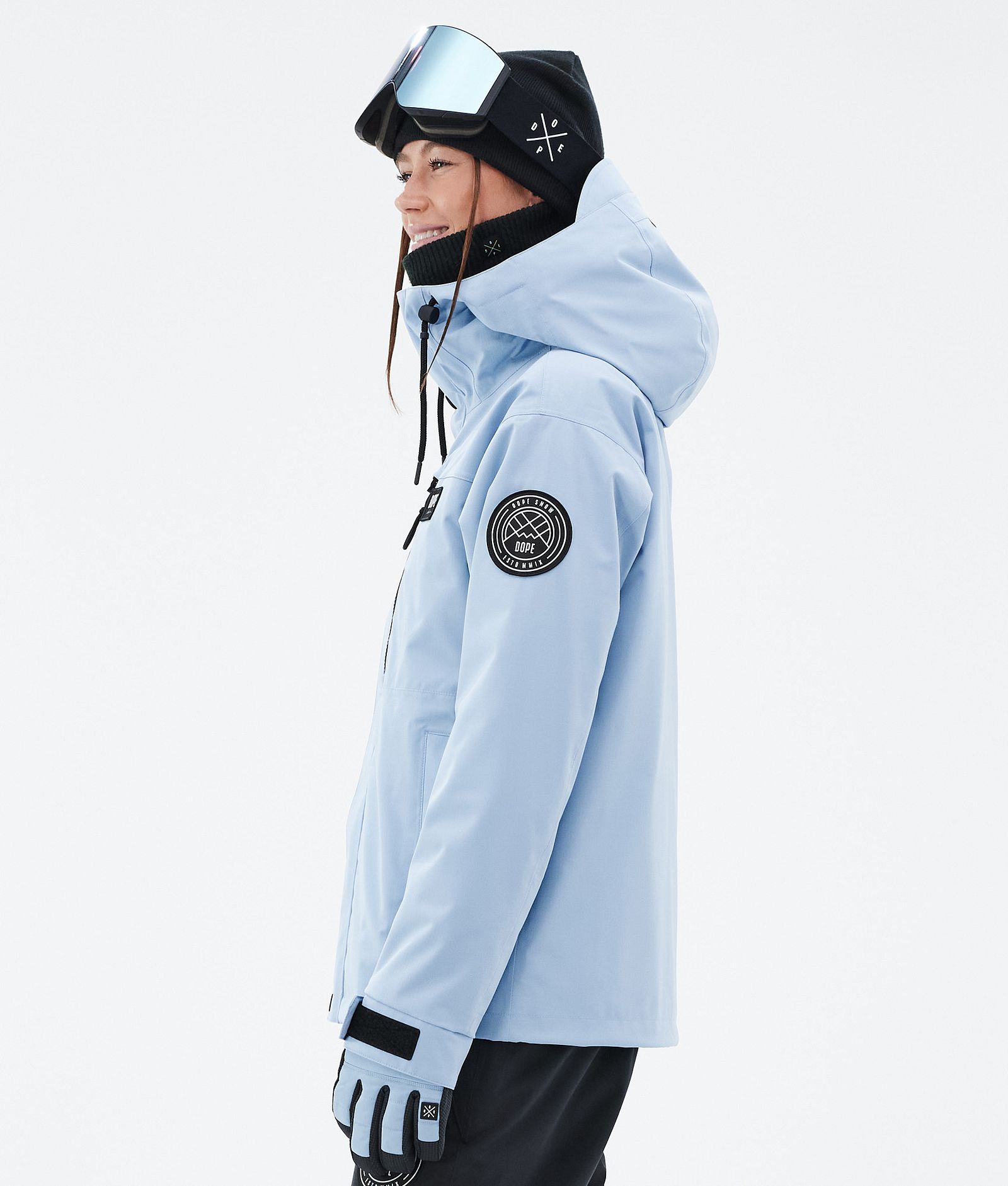 Dope Blizzard W Full Zip Kurtka Snowboardowa Kobiety Light Blue, Zdjęcie 5 z 9