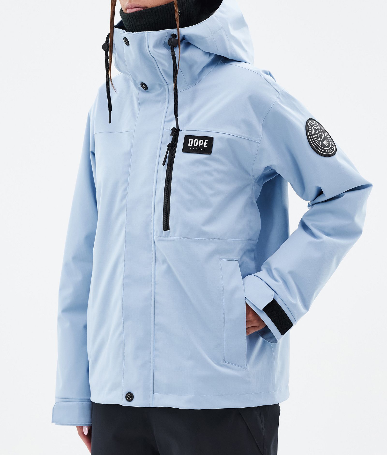 Dope Blizzard W Full Zip Skijacke Damen Light Blue, Bild 7 von 9