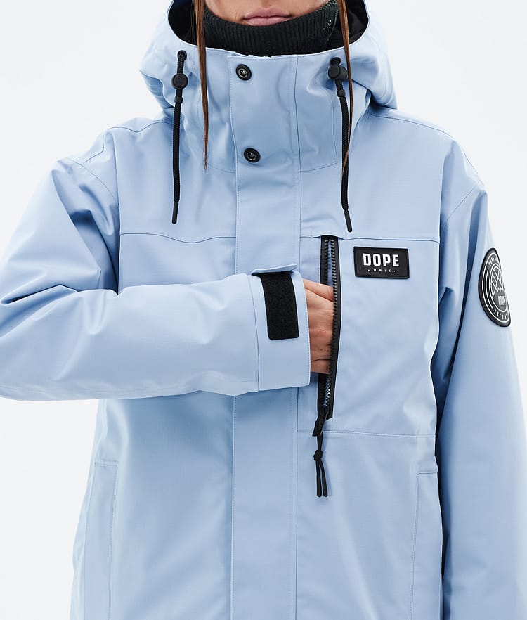 Dope Blizzard W Full Zip Ski Jacket Women Light Blue, Image 8 of 9