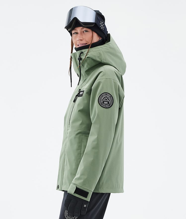 Dope Blizzard W Full Zip 24 Snowboardjacke Damen Moss Green, Bild 5 von 9