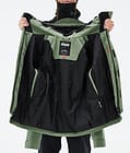 Dope Blizzard W Full Zip Ski jas Dames Moss Green, Afbeelding 9 van 9