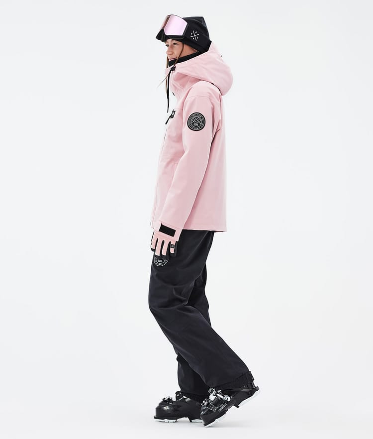 Dope Blizzard W Full Zip Veste de Ski Femme Soft Pink, Image 3 sur 9