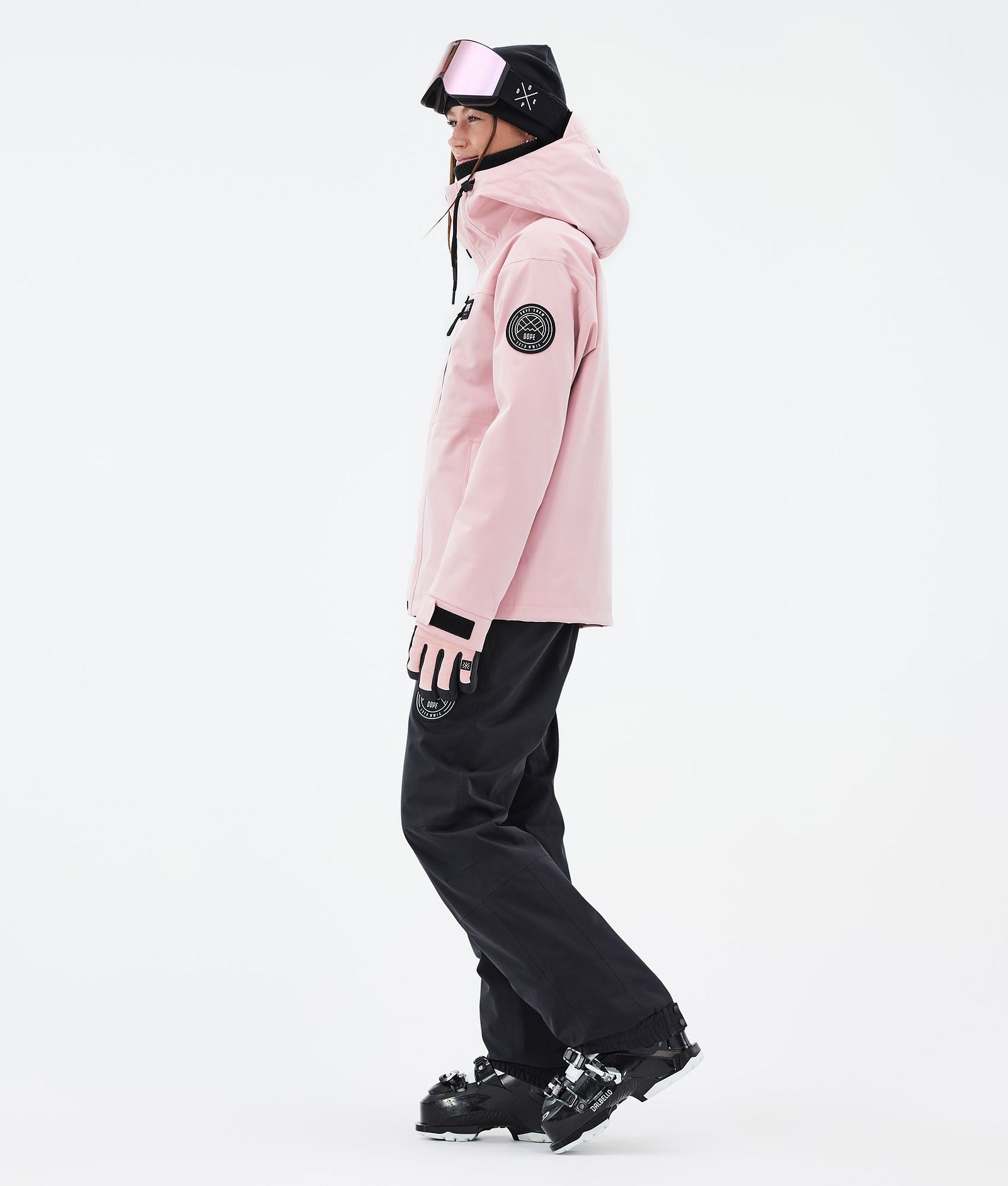 Dope Blizzard W Full Zip Skijacke Damen Soft Pink, Bild 3 von 9