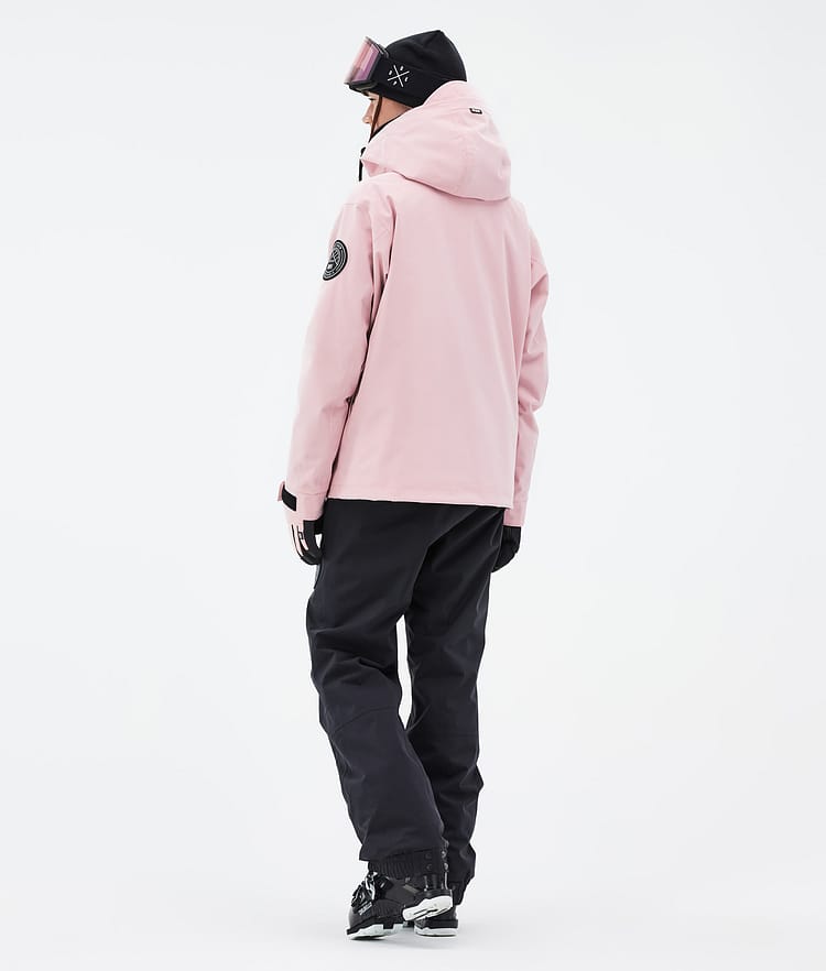 Dope Blizzard W Full Zip Lyžařská Bunda Dámské Soft Pink, Obrázek 4 z 9