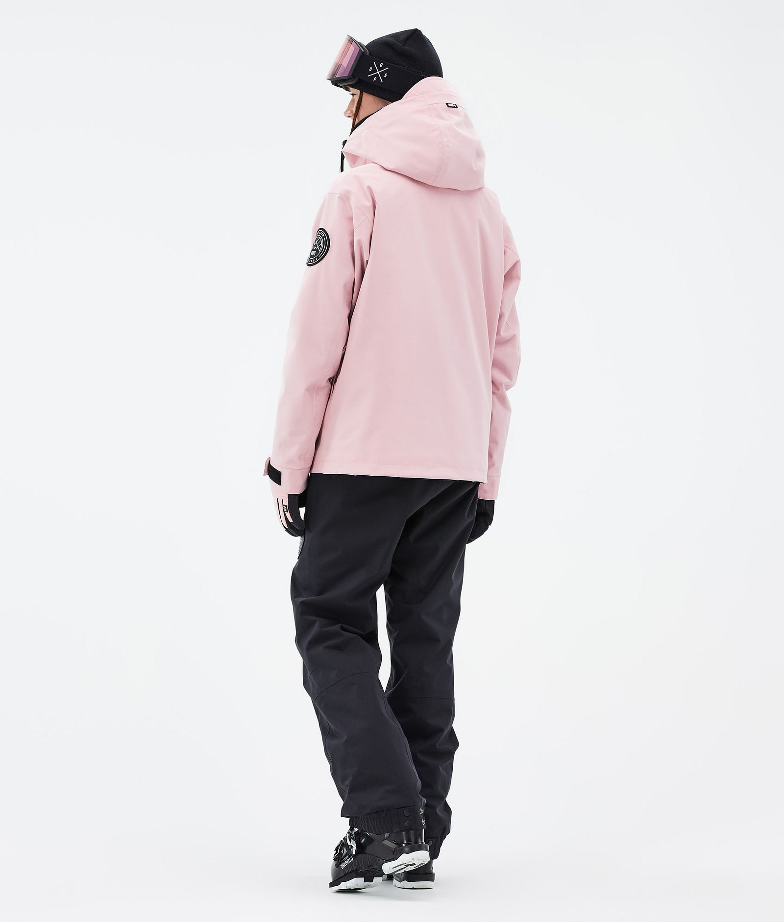 Dope Blizzard W Full Zip Ski jas Dames Soft Pink, Afbeelding 4 van 9