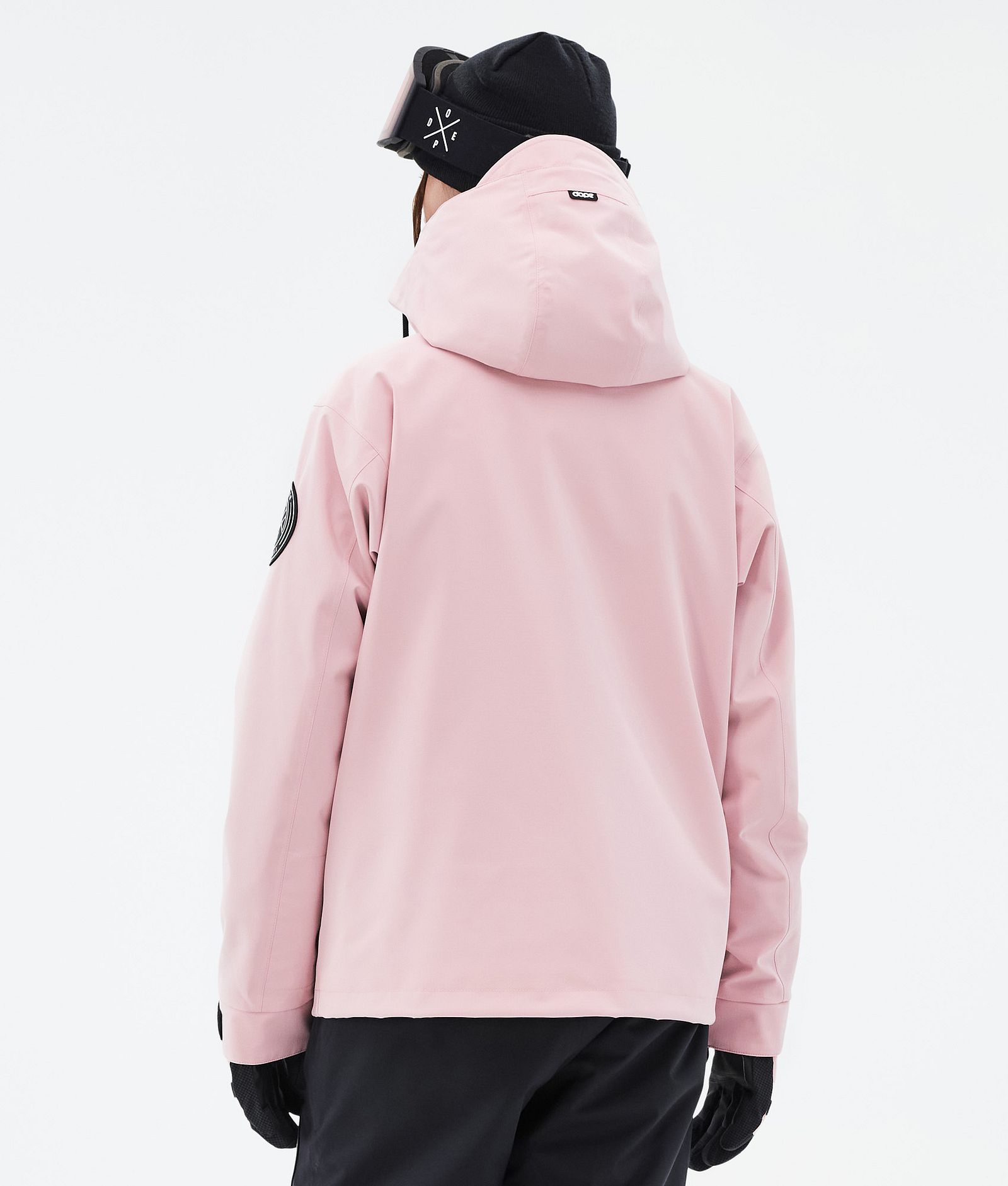 Dope Blizzard W Full Zip Veste de Ski Femme Soft Pink, Image 6 sur 9