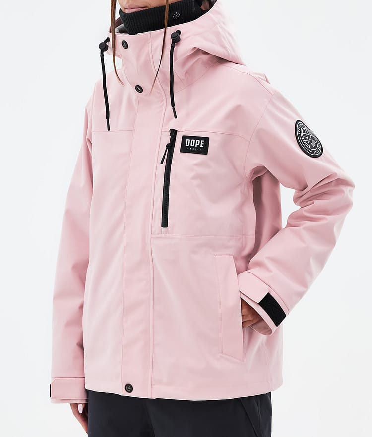 Dope Blizzard W Full Zip Veste de Ski Femme Soft Pink, Image 7 sur 9