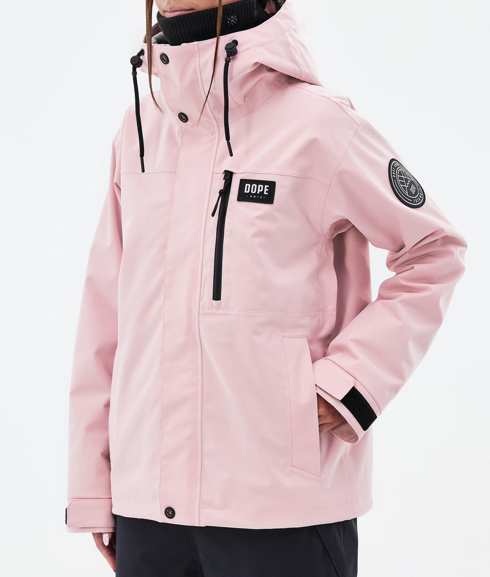 Dope Blizzard W Full Zip Lyžařská Bunda Dámské Soft Pink, Obrázek 7 z 9