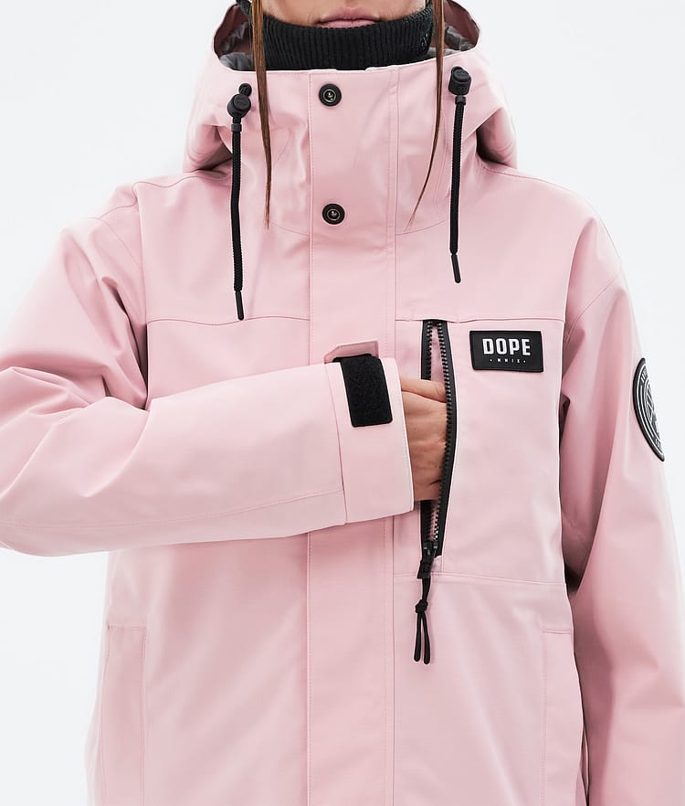 Dope Blizzard W Full Zip Bunda na Snowboard Dámské Soft Pink, Obrázek 8 z 9