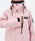 Dope Blizzard W Full Zip Veste de Ski Femme Soft Pink, Image 8 sur 9