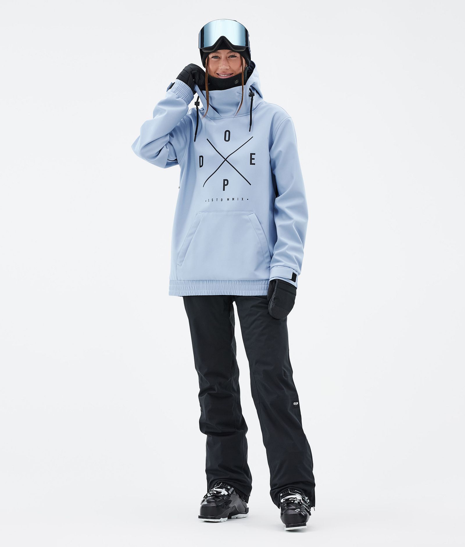 Dope Yeti W Ski Jacket Women 2X-Up Light Blue, Image 2 of 7